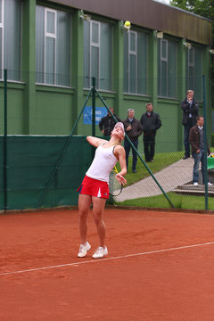 Carina Witthöft 2010 - Punktspiel TC RW Wahlstedt 1 / Club an der Alster